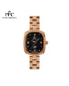 นาฬิกาข้อมือ PPC FONTAINEBLEAU PPC-ED13-RG-BK DORÉE VELURA 22 MM,ROSEGOLD / BLACK
