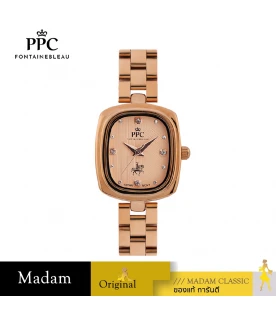 นาฬิกาข้อมือ PPC FONTAINEBLEAU PPC-ED13-RG DORÉE VELURA 22 MM,ROSEGOLD