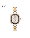 นาฬิกาข้อมือ PPC FONTAINEBLEAU PPC-ED13-SGD-WE DORÉE VELURA 22 MM,SILVER GOLD / WHITE