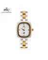 นาฬิกาข้อมือ PPC FONTAINEBLEAU PPC-ED13-SGD-WE DORÉE VELURA 22 MM,SILVER GOLD / WHITE