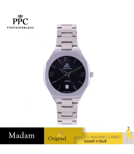 นาฬิกาข้อมือ PPC FONTAINEBLEAU PPC-EE06-BK JOAN CLASSIC DATE 36 MM,BLACK