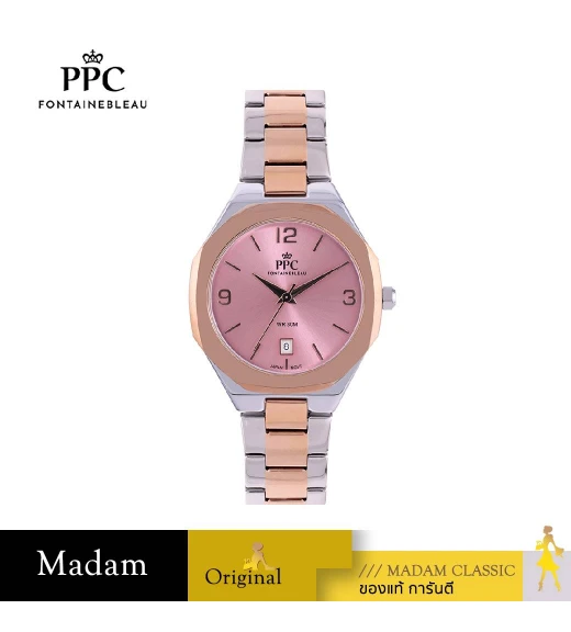 นาฬิกาข้อมือ PPC FONTAINEBLEAU PPC-EE06-SRG-PK JOAN CLASSIC DATE SILVER ROSEGOLD / PINK 36 MM,SILVER ROSEGOLD / PINK นาฬิกาข้อมือ PPC FONTAINEBLEAU PPC-EE06-SRG-PK JOAN CLASSIC DATE SILVER ROSEGOLD / PINK 36 MM,SILVER ROSEGOLD / PINK