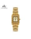 นาฬิกาข้อมือ PPC FONTAINEBLEAU PPC-EF01-GD DORÉE ROYAL GUILLOCHÉ 25 MM,GOLD