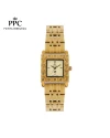 นาฬิกาข้อมือ PPC FONTAINEBLEAU PPC-EF01-GD DORÉE ROYAL GUILLOCHÉ 25 MM,GOLD