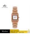 นาฬิกาข้อมือ PPC FONTAINEBLEAU PPC-EF01-RG-WE DORÉE ROYAL GUILLOCHÉ 25 MM,ROSEGOLD / WHITE
