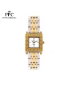 นาฬิกาข้อมือ PPC FONTAINEBLEAU PPC-EF01-SGD-WE DORÉE ROYAL GUILLOCHÉ 25 MM,SILVER GOLD / WHITE