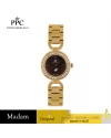 นาฬิกาข้อมือ PPC FONTAINEBLEAU PPC-EF03-GD-BR ÉTOILE MODERN 28 MM,GOLD / BROWN