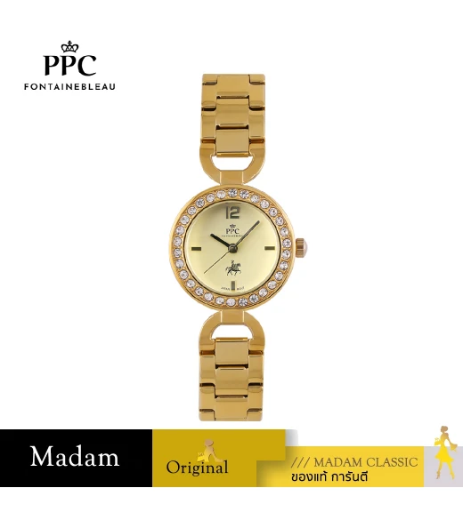 นาฬิกาข้อมือ PPC FONTAINEBLEAU PPC-EF03-GD ÉTOILE MODERN 28 MM,GOLD