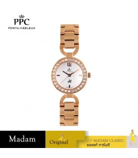 นาฬิกาข้อมือ PPC FONTAINEBLEAU PPC-EF03-RG-WE ÉTOILE MODERN 28 MM,ROSEGOLD / WHITE
