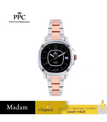 นาฬิกา PPC FONTAINEBLEAU PPC-EG09-SRG-BK CHARLES EG09 35 MM,SILVER ROSEGOLD / BLACK