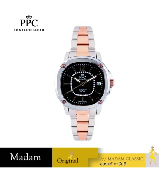 นาฬิกา PPC FONTAINEBLEAU PPC-EG09-SRG-BK CHARLES EG09 35 MM,SILVER ROSEGOLD / BLACK นาฬิกา PPC FONTAINEBLEAU PPC-EG09-SRG-BK CHARLES EG09 35 MM,SILVER ROSEGOLD / BLACK