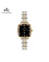 นาฬิกาข้อมือ Paris Polo Club SET-PPC-DF04-SGD-BK  DORÉE LOUVRE DATE SILVER GOLD / BLACK SILVER GOLD / BLACK