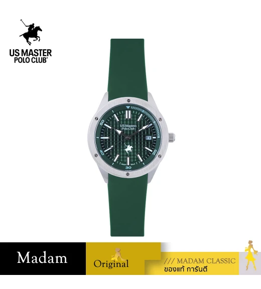 นาฬิกาข้อมือ US MASTERS POLO CLUB USM-DA05-GN DETROIT DATE 35 MM,GREEN	