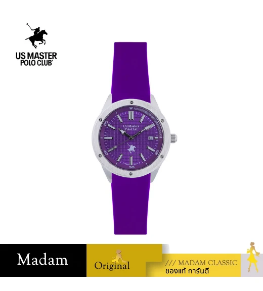 นาฬิกาข้อมือ US MASTERS POLO CLUB USM-DA05-VLT DETROIT DATE 35 MM,VIOLET