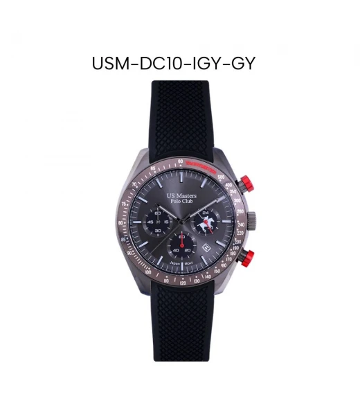 นาฬิกา US MASTER USM-DC10-IGY-GY GT HYPER SPEED PLATING 42 MM,PLATING GREY / GREY นาฬิกา US MASTER USM-DC10-IGY-GY GT HYPER SPEED PLATING 42 MM,PLATING GREY / GREY