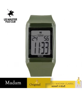 นาฬิกาข้อมือ US MASTERS POLO CLUB USM-DD04-GN DIGI PU 43 MM.,GREEN