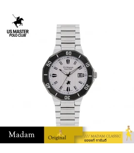 นาฬิกาข้อมือ US MASTERS POLO CLUB USM-DE01-WE DETROIT N0.12 43 MM,WHITE	
