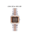 นาฬิกา US Master Polo Club USM-DE16-SRG-BR FIRST LADY NO.4 33MM SILVER ROSEGOLD / BROWN	