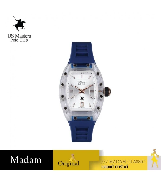 "นาฬิกา US Master Polo Club USM-DF03-BU-WE RX-1 MILLIONAIRE SUPER STAR BLUE / WHITE " "นาฬิกา US Master Polo Club USM-DF03-BU-WE RX-1 MILLIONAIRE SUPER STAR BLUE / WHITE "