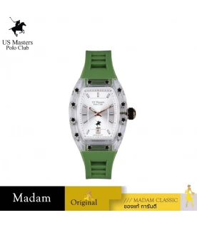 "นาฬิกา US Master Polo Club USM-DF03-GN-WE RX-1 MILLIONAIRE SUPER STAR GREEN / WHITE "	