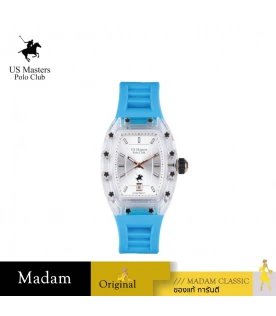 "นาฬิกา US Master Polo Club USM-DF03-LB-WE RX-1 MILLIONAIRE SUPER STAR  LIGHT BLUE / WHITE "	