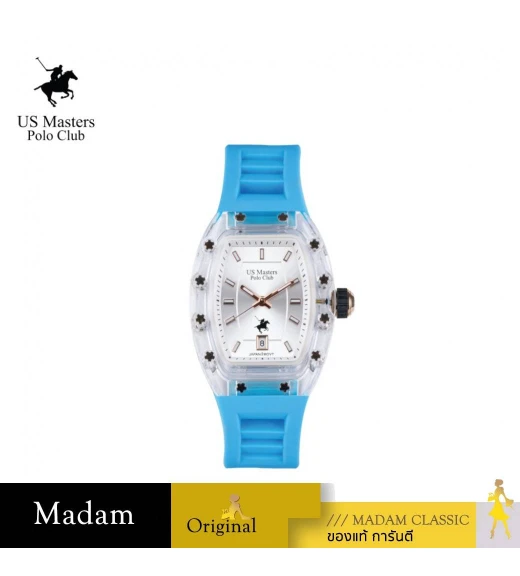 "นาฬิกา US Master Polo Club USM-DF03-LB-WE RX-1 MILLIONAIRE SUPER STAR  LIGHT BLUE / WHITE "	