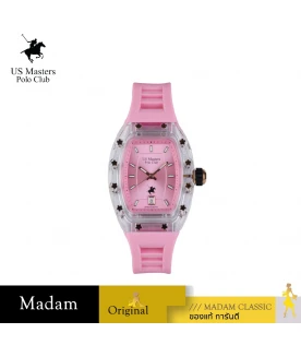 นาฬิกาข้อมือ US MASTERS POLO CLUB USM-DF03-PK RX-1 MILLIONAIRE SUPER STAR 34 MM,PINK