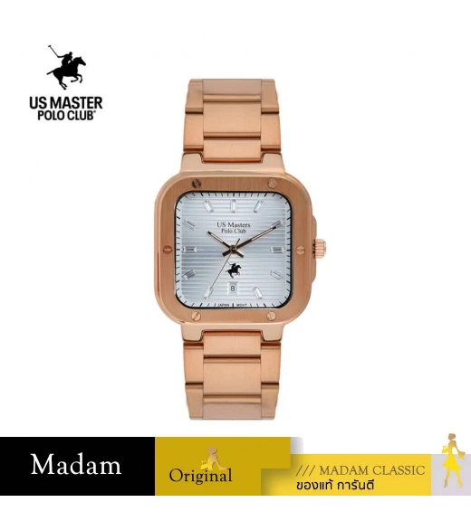 นาฬิกา US Master Polo Club USM-DF06-RG-WE TIMES SQUARE CLASSIC ROSEGOLD / WHITE นาฬิกา US Master Polo Club USM-DF06-RG-WE TIMES SQUARE CLASSIC ROSEGOLD / WHITE