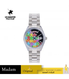 นาฬิกาข้อมือ PARIS POLO CLUB USM-DF08-BK MANHATTAN JIGSAW DAY DATE BLACK	
