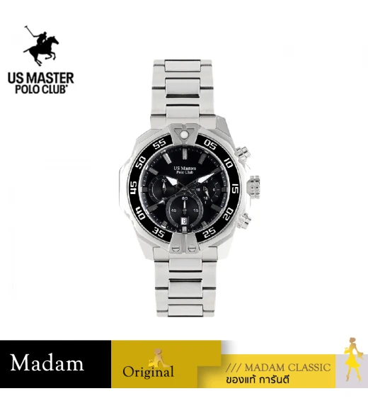 นาฬิกา US MASTERS POLO CLUB  USM-DH08-BK TITAN SPORTY CHRONO 47mm,BLACK