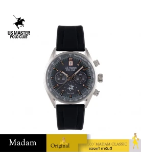 นาฬิกาข้อมือ US MASTERS POLO CLUB USM-DL01-BK-GY SPEEDKING ELITE DATE 42 MM,BLACK / GREY
