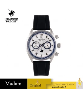 นาฬิกาข้อมือ US MASTERS POLO CLUB USM-DL01-BK-WE SPEEDKING ELITE DATE 42 MM,BLACK / WHITE