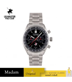 นาฬิกาข้อมือ US MASTERS POLO CLUB USM-DL01S-BK SPEEDKING ELITE DATE 42 MM,BLACK