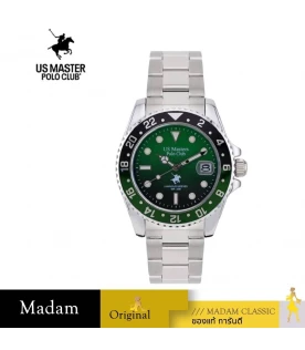 นาฬิกา US MASTERS POLO CLUB OHIO CLASS M.3 DATE BLACK GREEN / GREEN BLACK