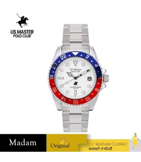 นาฬิกา US MASTERS POLO CLUBOHIO CLASS M.3 DATE BLUE RED / WHITE