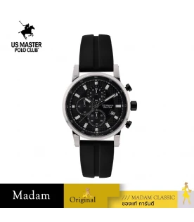 นาฬิกาข้อมือ US MASTERS POLO CLUB USM-EA03-BK-BK SPEEDMASTER 43 MM,BLACK / BLACK