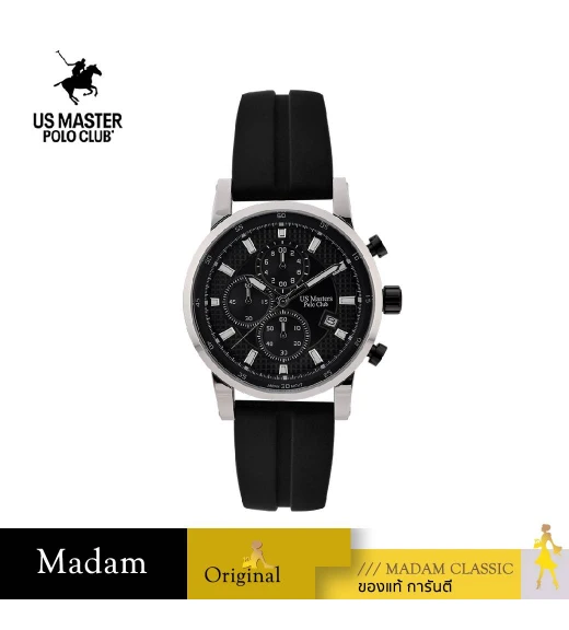 นาฬิกาข้อมือ US MASTERS POLO CLUB USM-EA03-BK-BK SPEEDMASTER 43 MM,BLACK / BLACK นาฬิกาข้อมือ US MASTERS POLO CLUB USM-EA03-BK-BK SPEEDMASTER 43 MM,BLACK / BLACK