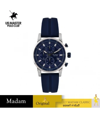 นาฬิกาข้อมือ US MASTERS POLO CLUB USM-EA03-BU-BU SPEEDMASTER 43 MM,BLUE / BLUE