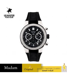 นาฬิกาข้อมือ US MASTERS POLO CLUB USM-EA04-BK-BK SPEEDMASTER 46 MM,BLACK / BLACK