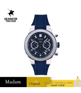 นาฬิกาข้อมือ US MASTERS POLO CLUB USM-EA04-BU-BU SPEEDMASTER 46 MM,BLUE / BLUE