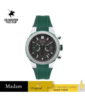 นาฬิกาข้อมือ US MASTERS POLO CLUB USM-EA04-GN-GY SPEEDMASTER 46 MM,GREEN / GREY