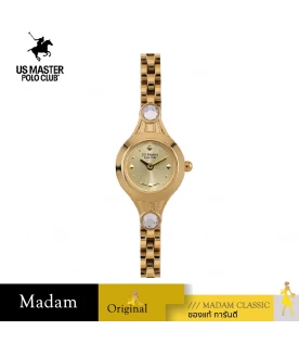 นาฬิกาข้อมือ US MASTERS POLO CLUB USM-EA05-GD FIRST LADY TIARA 19.3 MM,GOLD