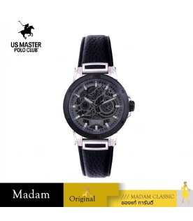 นาฬิกาข้อมือ US MASTERS POLO CLUB USM-EA06-BK-BK TITAN GIMMICK 45.5 MM,BLACK / BLACK