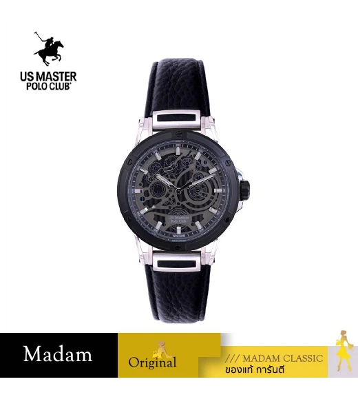 นาฬิกาข้อมือ US MASTERS POLO CLUB USM-EA06-BK-BK TITAN GIMMICK 45.5 MM,BLACK / BLACK