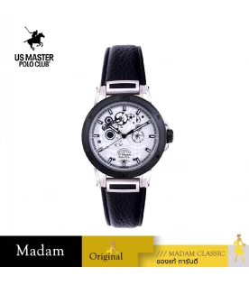 นาฬิกาข้อมือ US MASTERS POLO CLUB USM-EA06-BK-WE TITAN GIMMICK 45.5 MM,BLACK / WHITE