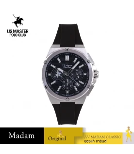 นาฬิกาข้อมือ US MASTERS POLO CLUB USM-EA09-BK-BK SPEEDKING ADAMANTINE 45 MM,BLACK / BLACK