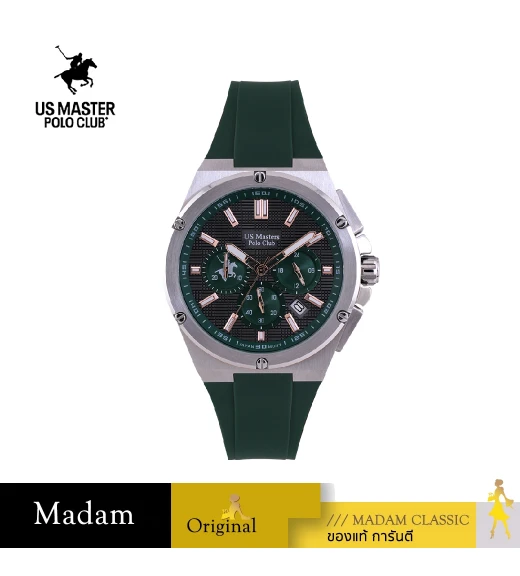 นาฬิกาข้อมือ US MASTERS POLO CLUB USM-EA09-GN-GY SPEEDKING ADAMANTINE 45 MM,GREEN / GREY