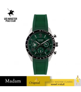 นาฬิกาข้อมือ US MASTERS POLO CLUB USM-EA10-GN-GN ROMAN SPORT DAY DATE 43 MM,GREEN / GREEN