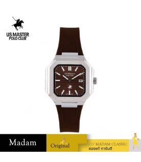 นาฬิกาข้อมือ US MASTERS POLO CLUB USM-EB02-BR-BR TIMES SQUARE CLASSIC DATE 45 MM,BROWN / BROWN