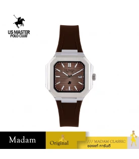 นาฬิกาข้อมือ US MASTERS POLO CLUB USM-EB02-BR-LBR TIMES SQUARE CLASSIC DATE 45 MM,BROWN / LIGHT BROWN